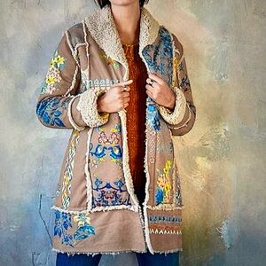 Johnny Was Steppe Sherpa Jacket